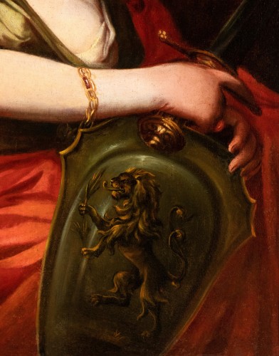 Tableaux et dessins Tableaux XVIIe siècle - Allégorie de la Force - Artiste émilien du XVIIe siècle